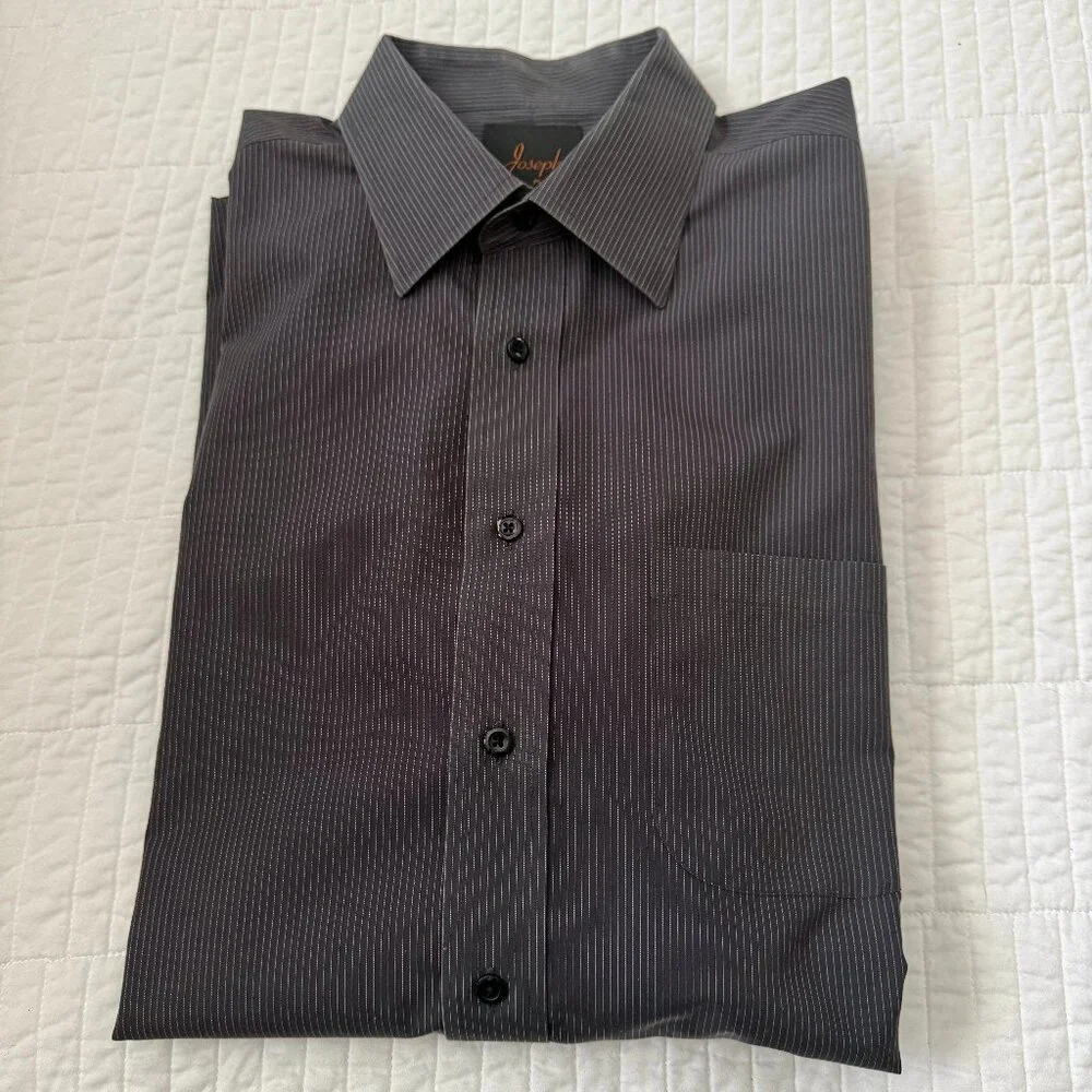 JOSEPH A BANKS MENS DRESS SHIRTS, SET OF 4, SIZE 16.5 X 34, 100% NO-IRON COTTON - Picture 7 of 16